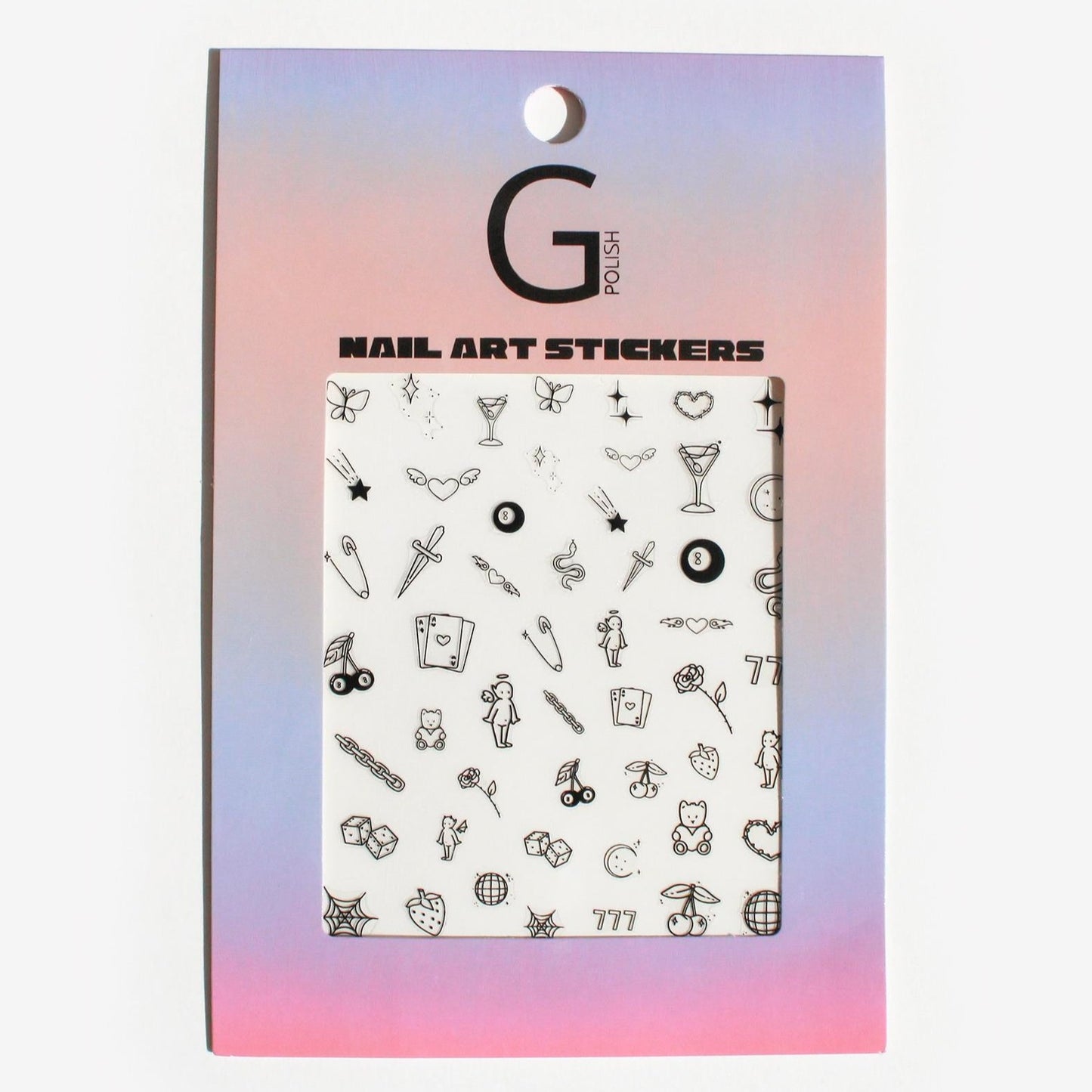 777 Nail Art Stickers