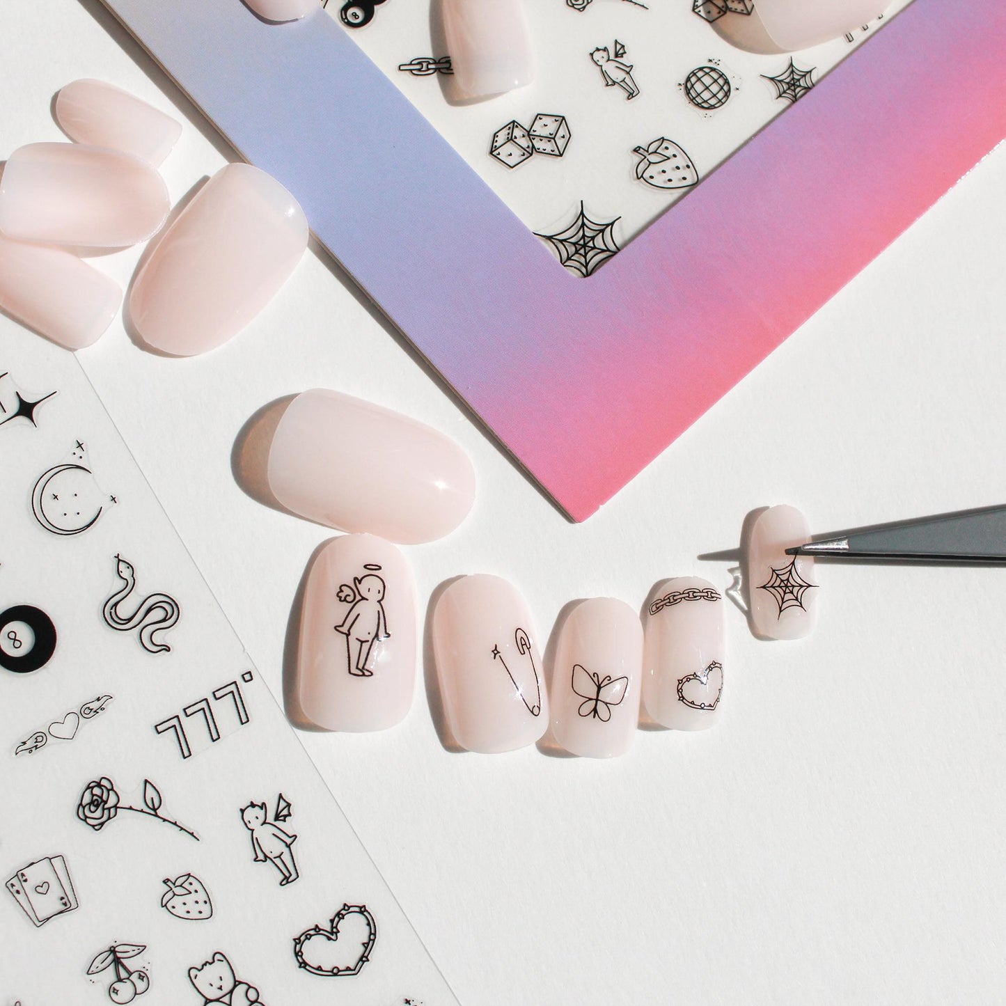 777 Nail Art Stickers