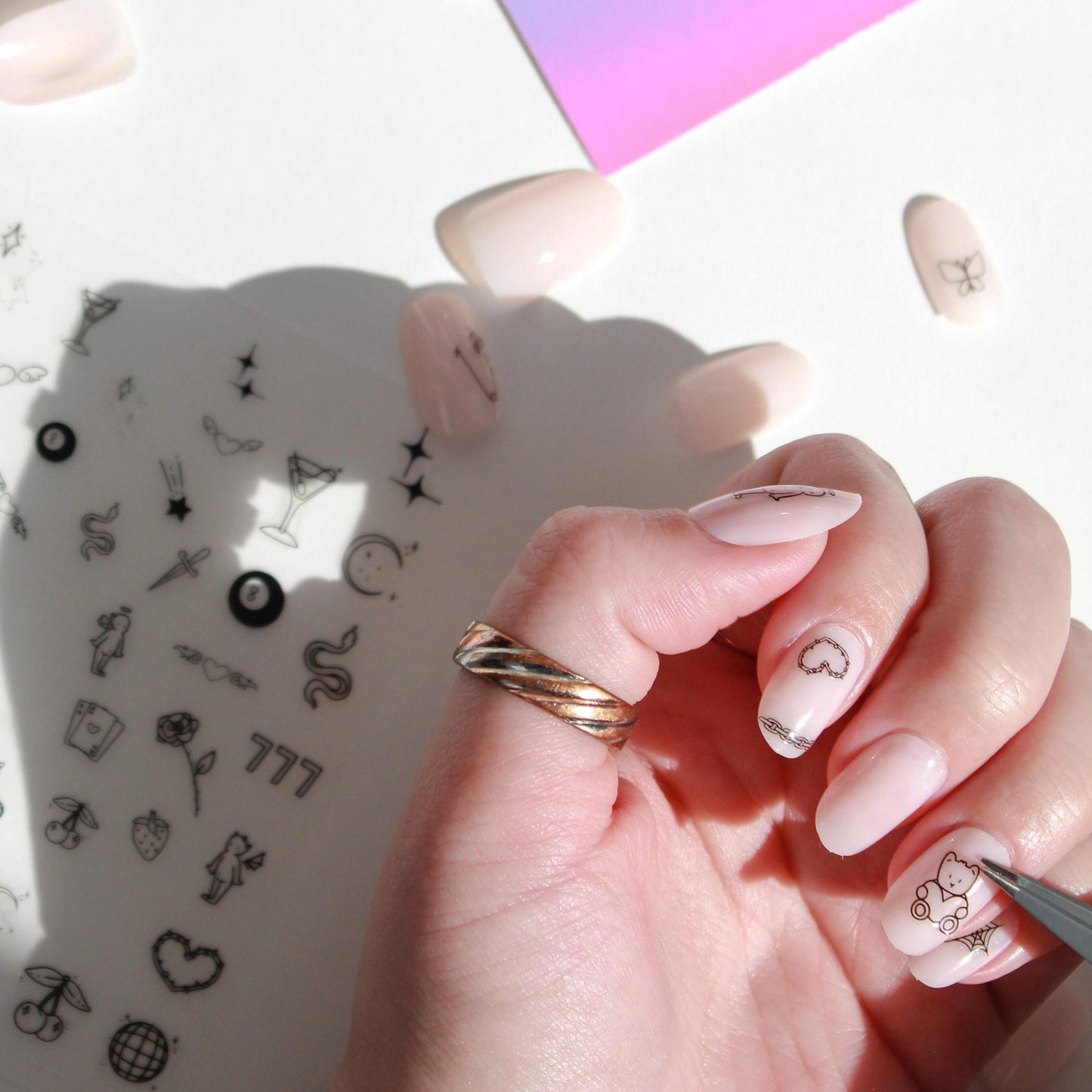 Birthday Suit + 777 Nail Art Stickers